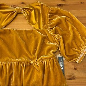 Modcloth Velvet Babydoll Dress Cocktail Bridesmaid